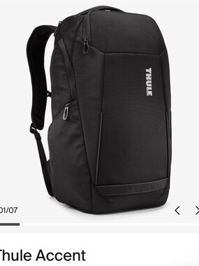 Thule Black Everyday Commuter Backpack